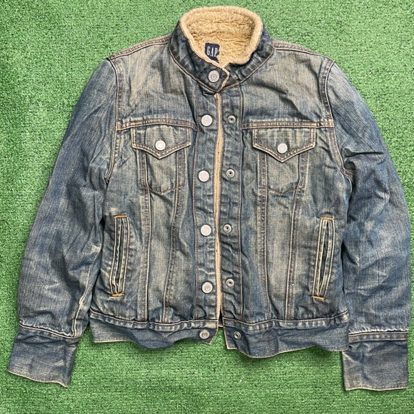 Vintage Gap Demin Moto jacket - Picture 2 of 3